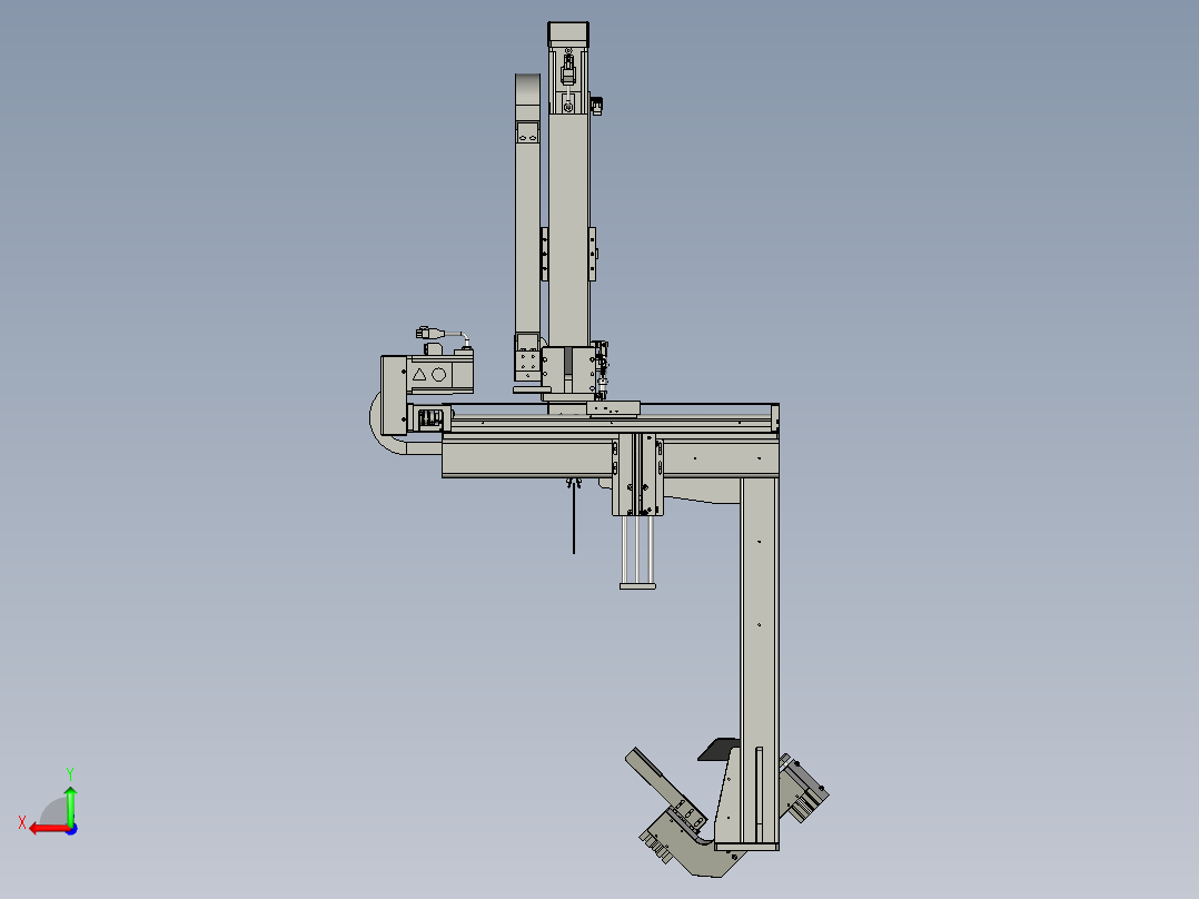 YLU055-001-隔板抓取模组后视图
