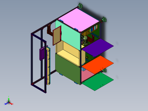 配件密封性检测机正等轴测缩略图