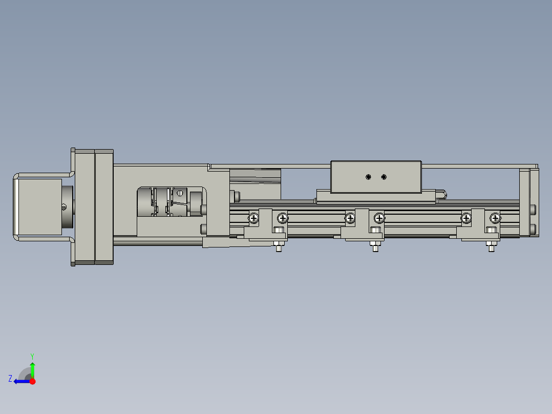 M077-KK50-150-100W带联轴器反折右视图