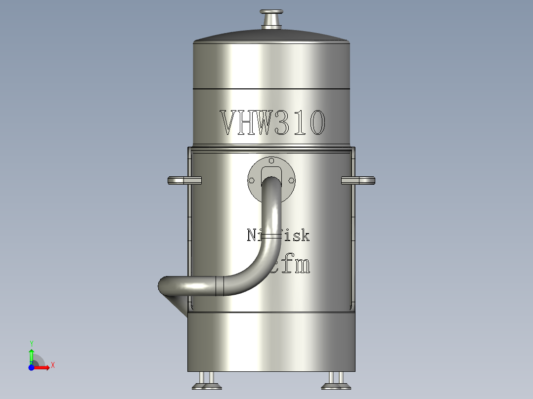 CFM-VHW310C吸尘器前视图
