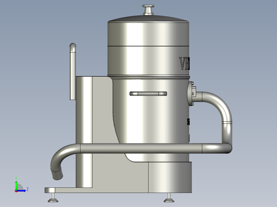 CFM-VHW310C吸尘器左视图
