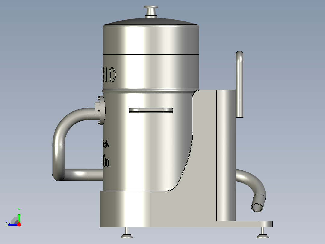 CFM-VHW310C吸尘器右视图