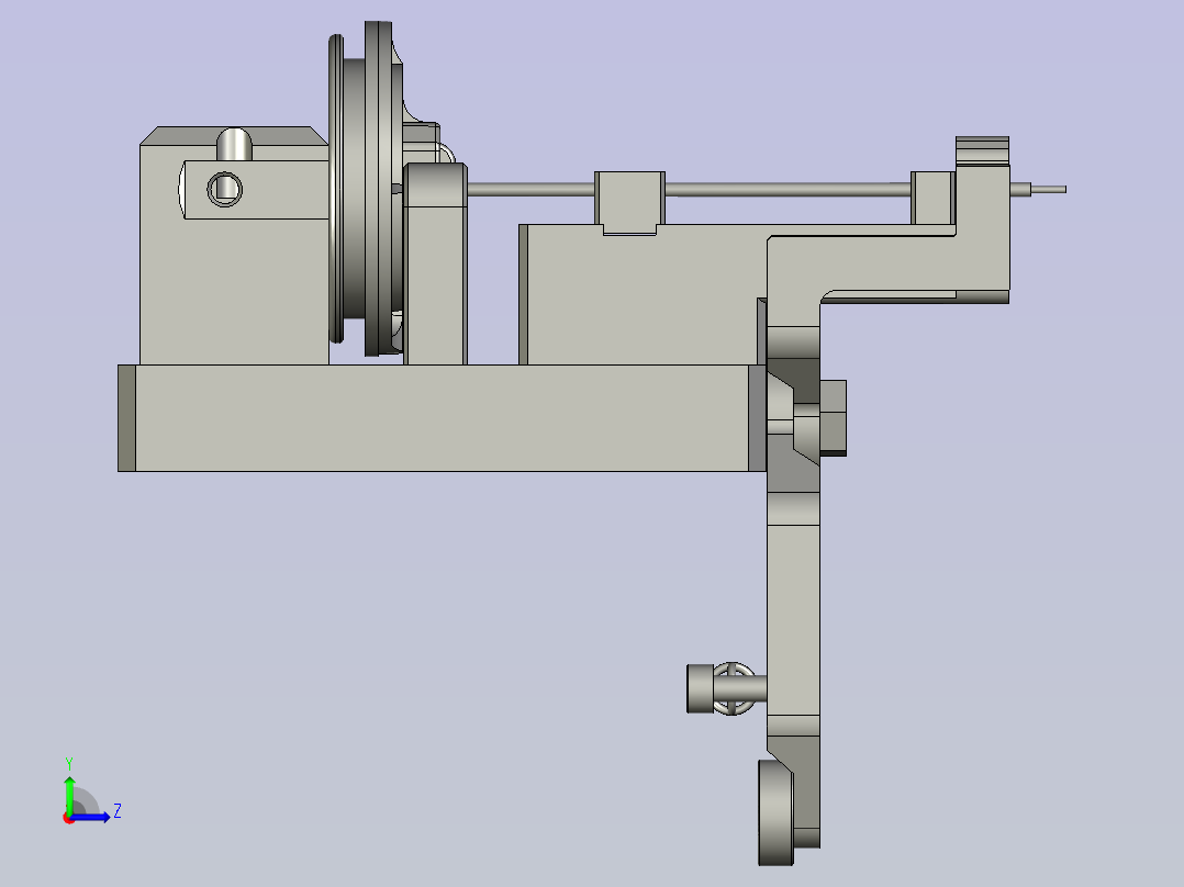 XMGZDTD-B2-000转盘治具左视图
