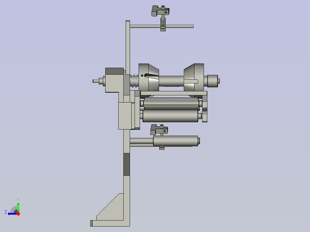 全自动铜膜天线切割检测自动化生产线S2d01-007上薄膜贴附组件右视图