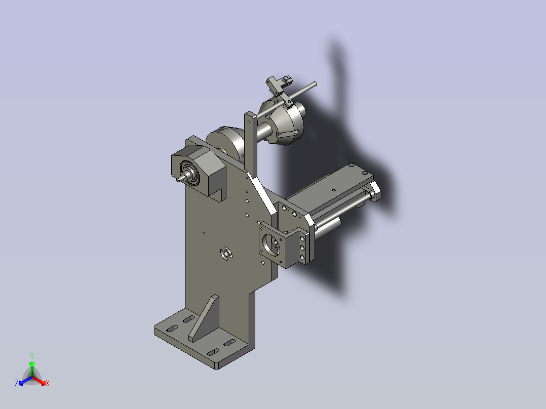 全自动铜膜天线切割检测自动化生产线S2d01-007上薄膜贴附组件正等轴测图
