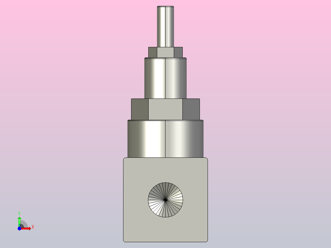 LF型节流阀-螺纹连接[LF-L10C]前视图