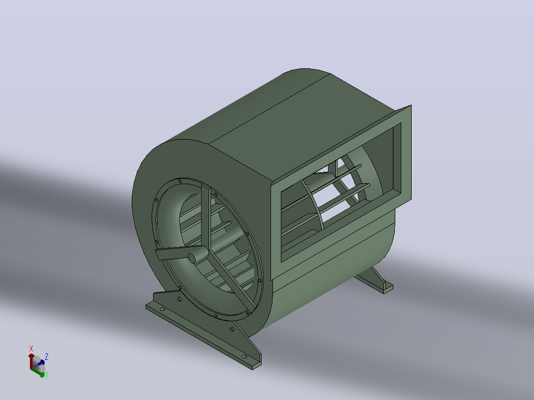 FS2.5L1 FS2.5L2户式空调专用风机[FS2.5L1]主视图