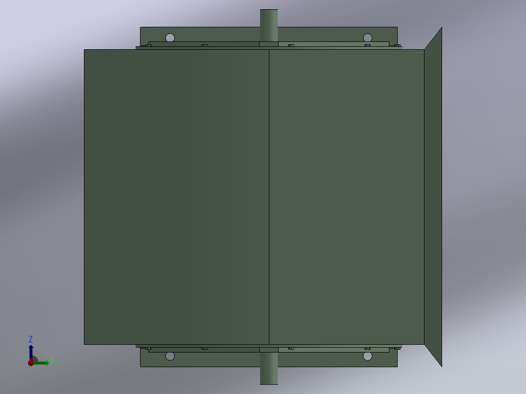 FS2.5L1 FS2.5L2户式空调专用风机[FS2.5L1]俯视图