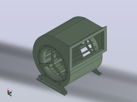 FS2.5L1 FS2.5L2户式空调专用风机[FS2.5L1]正等轴测缩略图