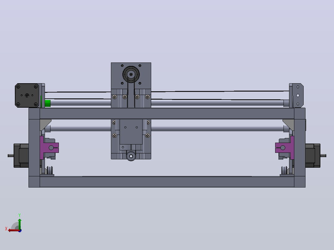 CNC_Drawing机器后视图
