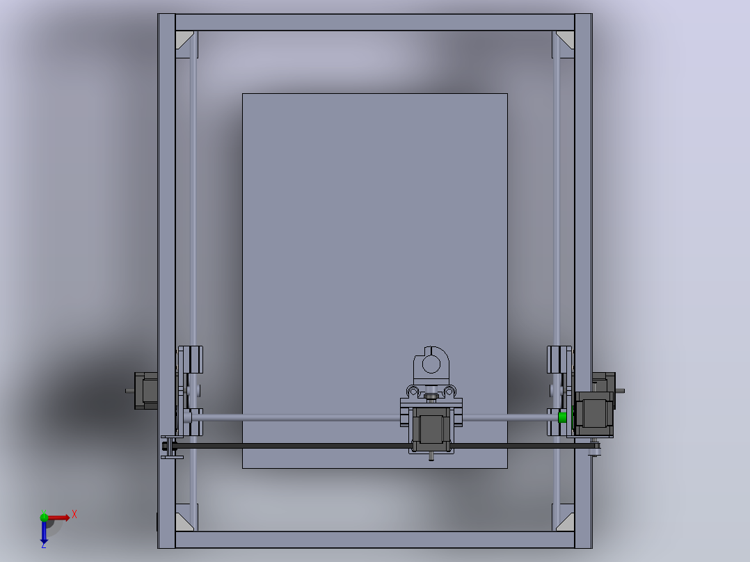 CNC_Drawing机器俯视图