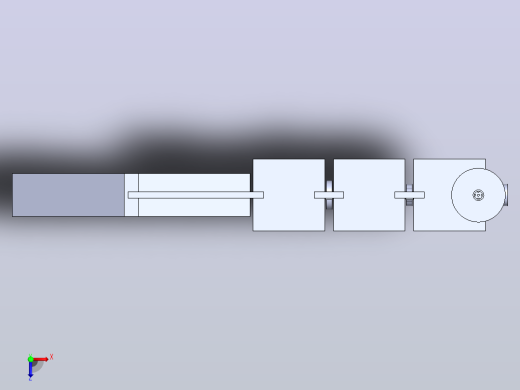 液晶显示器背板切割加工的除尘装置俯视缩略图