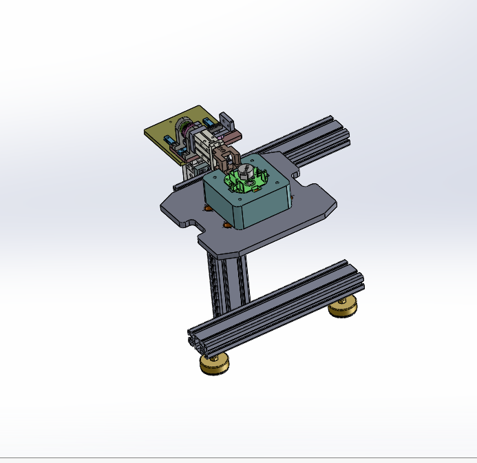 翻转夹具模型sw18可编辑