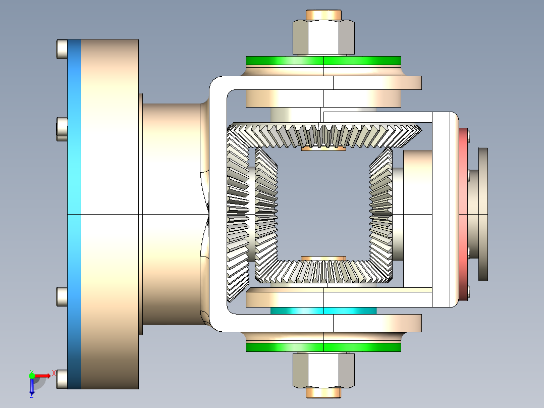 3dof-robot-orientation-mechanism-2 STP IGS俯视图