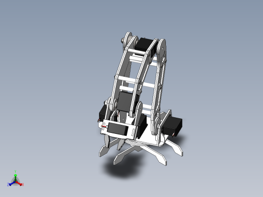 机器人手臂正等轴测缩略图