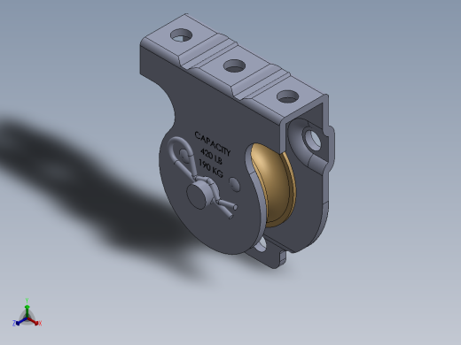 滑轮正等轴测缩略图