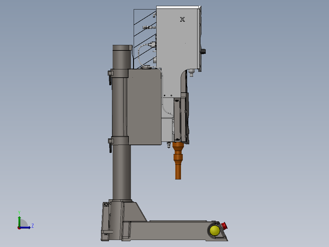 超声波焊接机12左视图