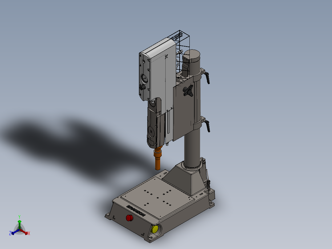 超声波焊接机12正等轴测图