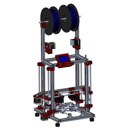 ZDH-QT-015 Dual-X Sigma 3D打印机模型图纸缩略图