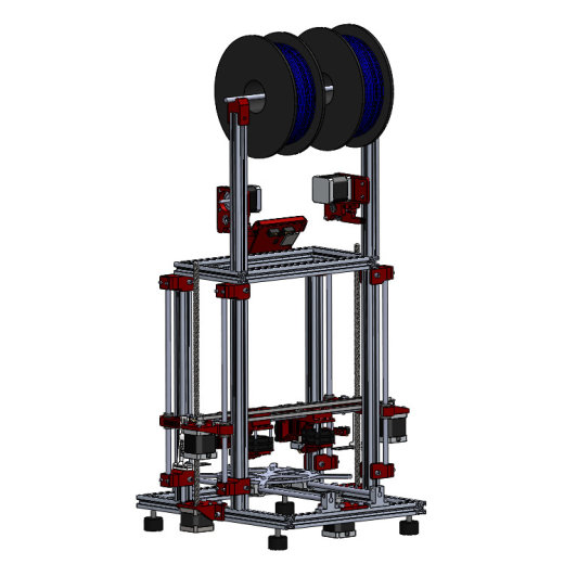 ZDH-QT-015 Dual-X Sigma 3D打印机模型图纸缩略图