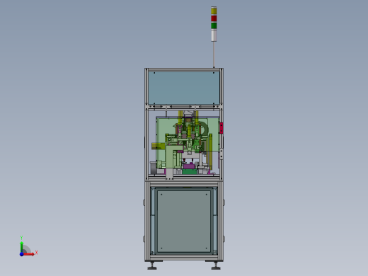 PCBA自动锁螺丝机（带上下料机构） (1)前视缩略图