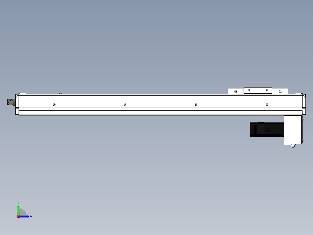 Toyo东佑达直线模组-ECH10-550-BM-100W左视图