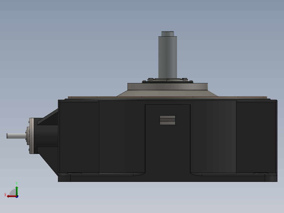 磨煤机齿轮箱驱动后视图