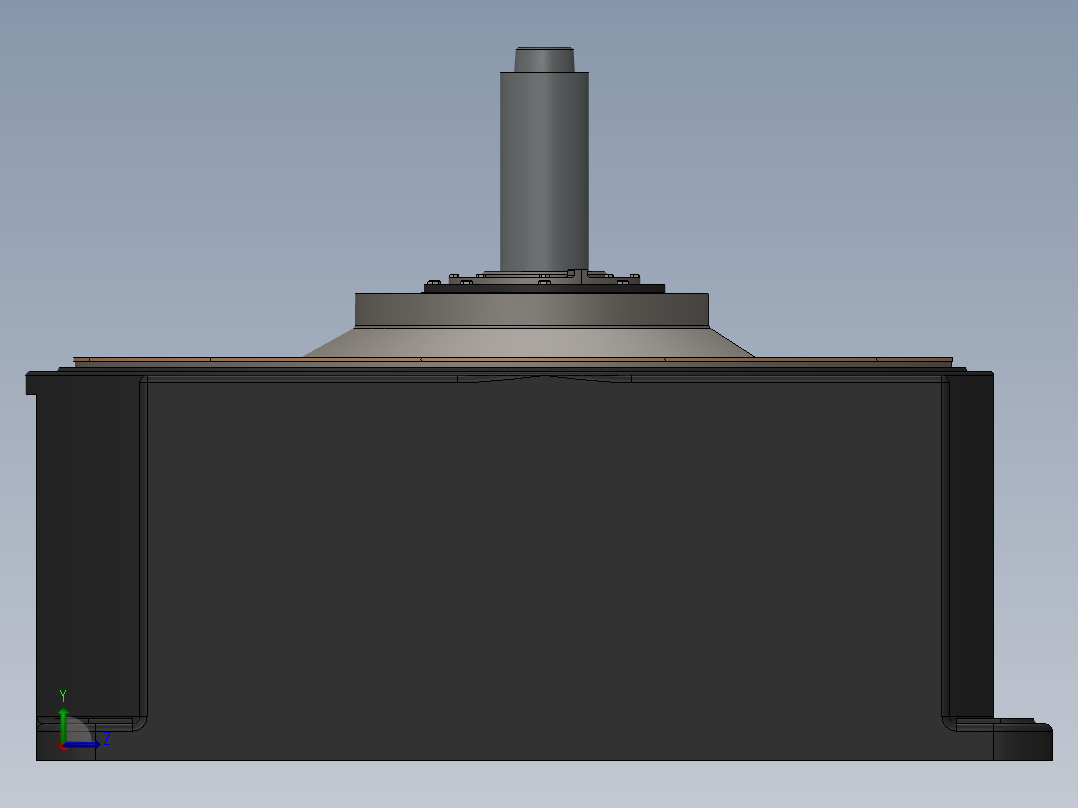 磨煤机齿轮箱驱动左视图
