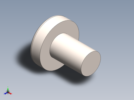 螺丝 M2.5 十字盘头-M2.5 x 4 Screw head.SLDPRT正等轴测缩略图