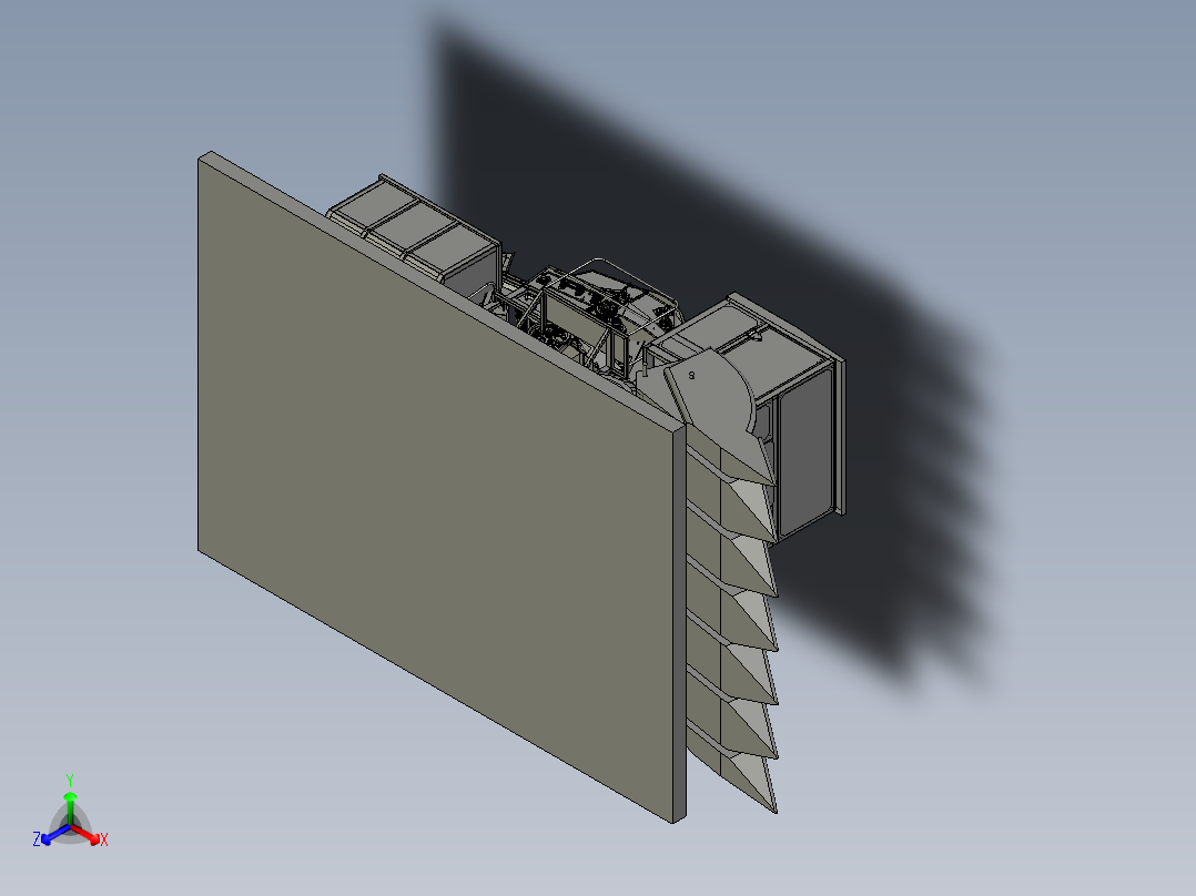 玉米收获机总装带还田机