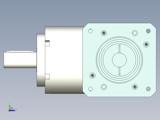 直齿ZPLE160-L1 35-114.3-200-M12.stp左视缩略图