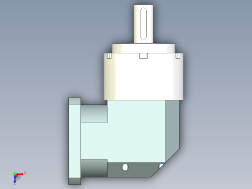 直齿ZPLE160-L1 35-114.3-200-M12.stp俯视缩略图