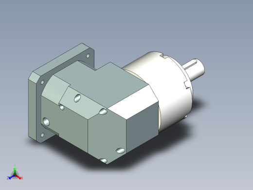 直齿ZPLE160-L1 35-114.3-200-M12.stp正等轴测缩略图