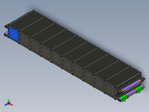10组33片-166石墨舟三维模型正等轴测缩略图