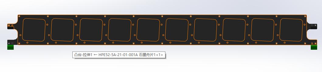 10组33片-166石墨舟三维模型