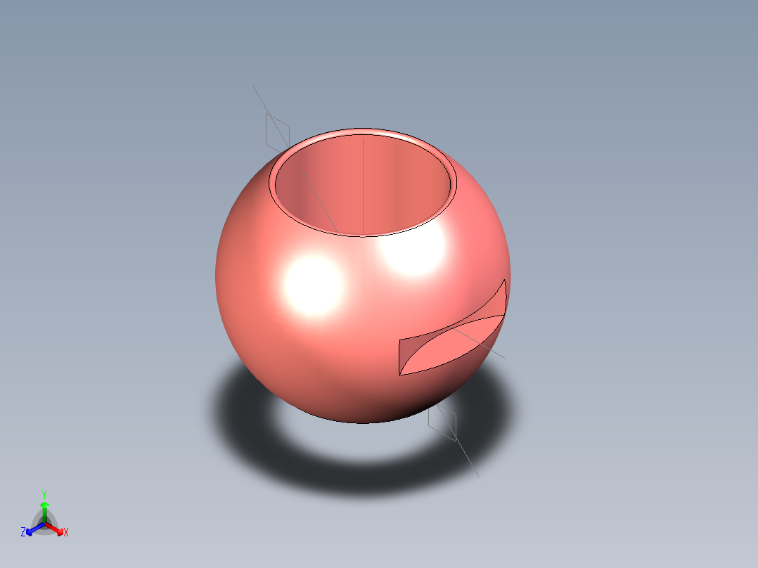 管道手动球阀-水管开关阀-手动阀门User Library-md52c150dn32_MD52DN32.BP主视图