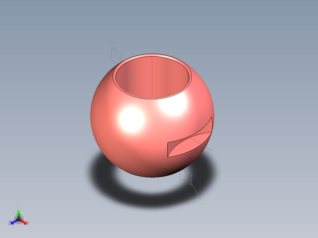 管道手动球阀-水管开关阀-手动阀门User Library-md52c150dn32_MD52DN32.BP正等轴测图