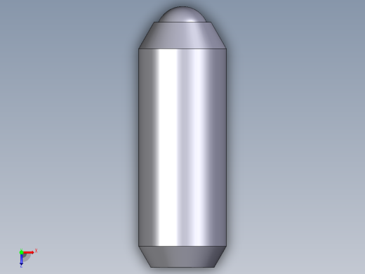 定位珠(重荷重)(內六角)2203-3D多系列多零件图纸模型俯视缩略图