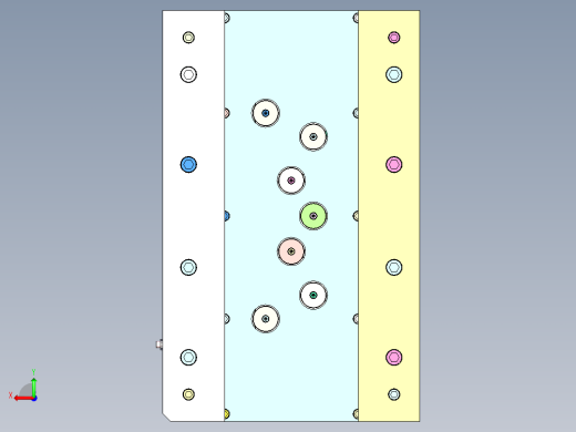 汽车中控面板（压铸模）后视缩略图