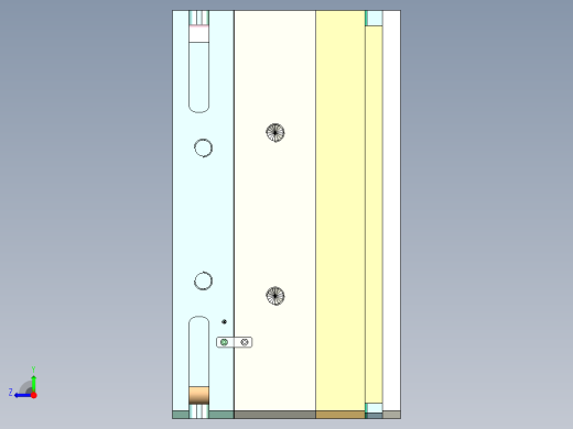汽车中控面板（压铸模）右视缩略图