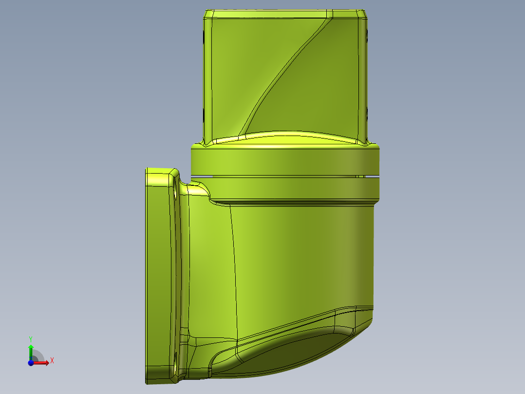 55-75-170垂直墙座.SLDASM前视图