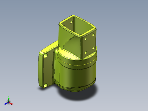 55-75-170垂直墙座.SLDASM正等轴测缩略图