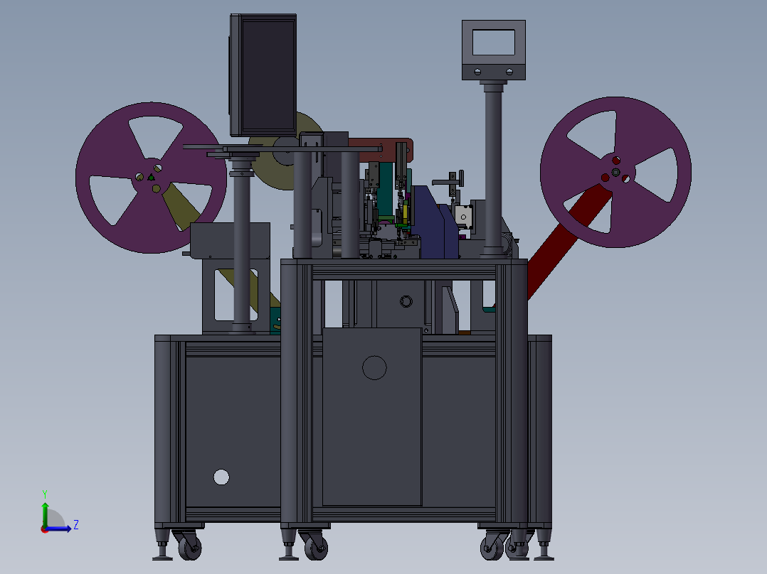HDMI测试包装机(STP)左视图