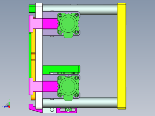 vaub0_lcd_cover619-cnc1笔记本CNC工装夹具三维模型-0622右视缩略图