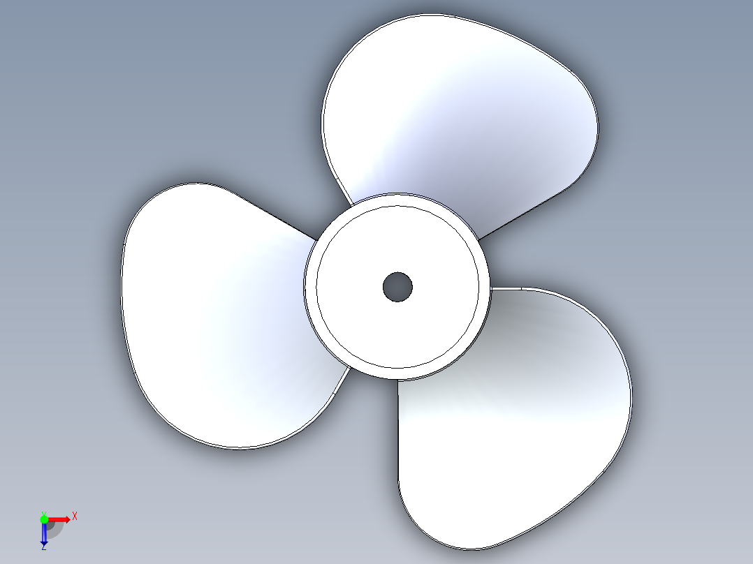 螺旋桨(74)俯视图