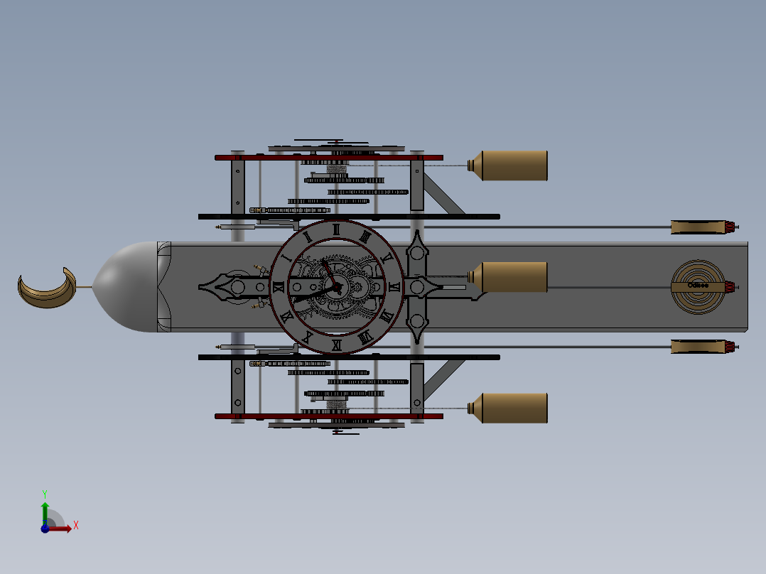 钟表、表(7)前视图