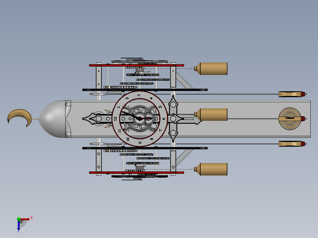 钟表、表(7)俯视图