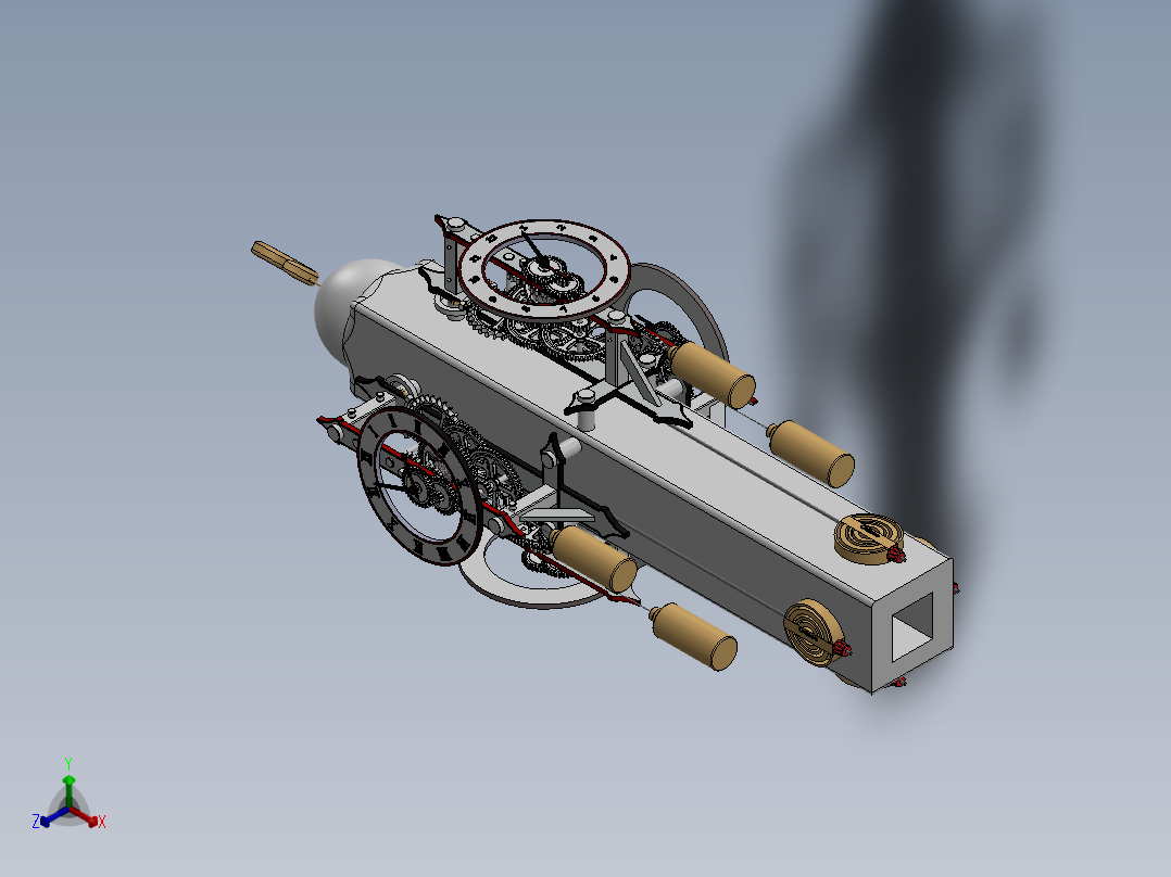 钟表、表(7)正等轴测图