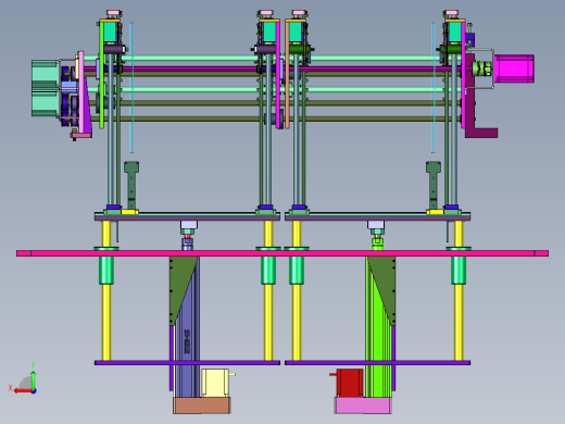 升降式电路板缓存装置后视缩略图