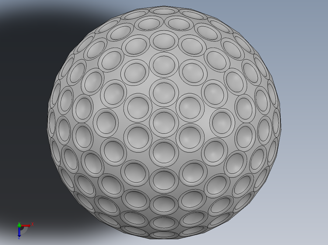 高尔夫球、高尔夫球小车、高尔夫球装备golf-ball-32 1 SW.zip俯视图